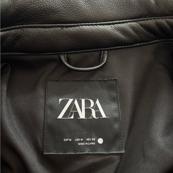 ZARA Faux Leather Jacket - Picture 3 of 3